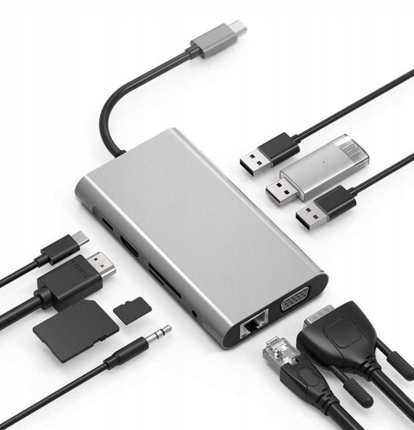 USB-C Hub mit diversen Anschlüssen